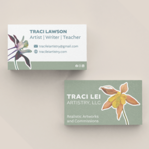 Business cards for Traci Lawson